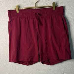 Tuff Athletics Burgundy Shorts- Large